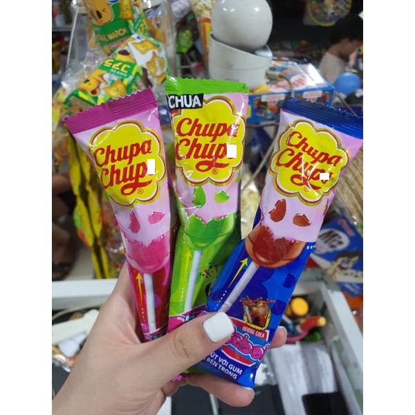 Chuppa Chups Gum Blowing Sour - 36 Pcs/Bag