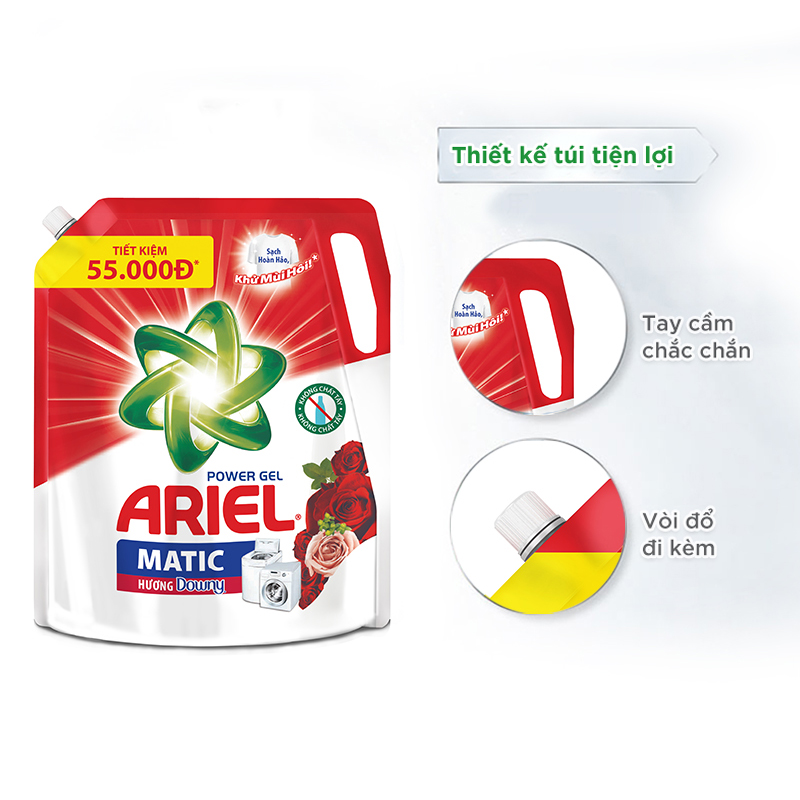 Ariel  Power gel   Downy  3.25kg