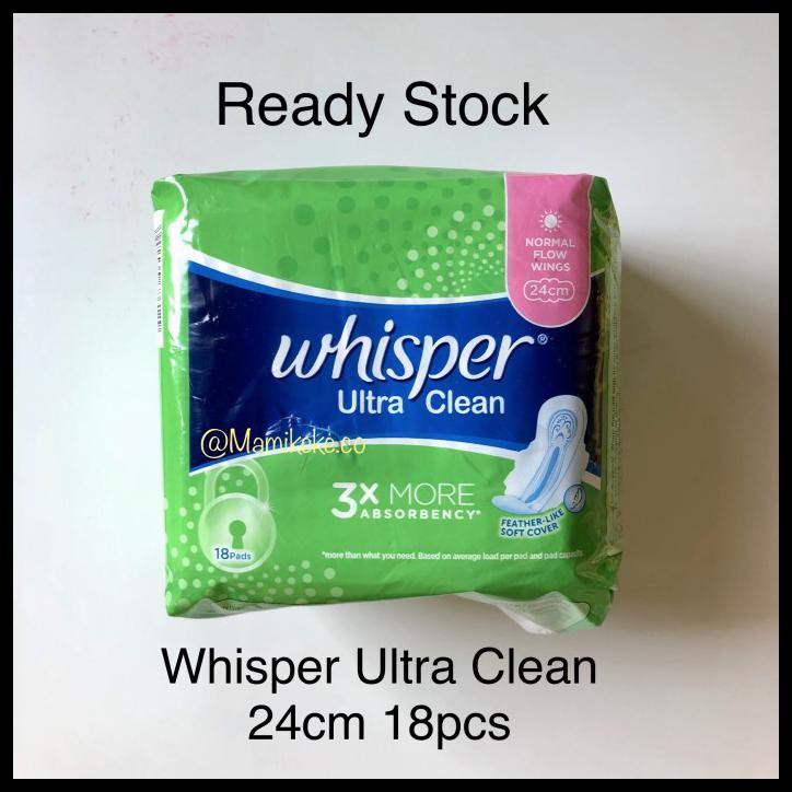 Whisper  Ultra  Clean - Wings  18pcs