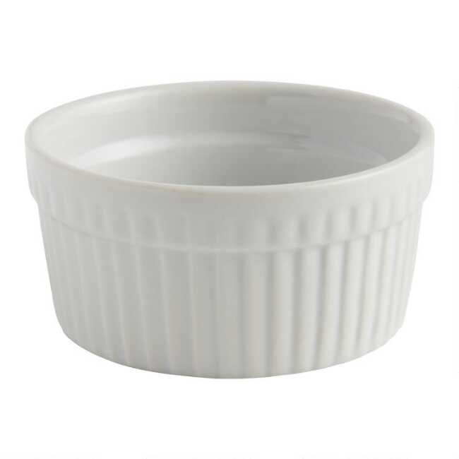 Porcelain Souffle Pudding Ramekin Baking Bowl Bakeware For Weddings