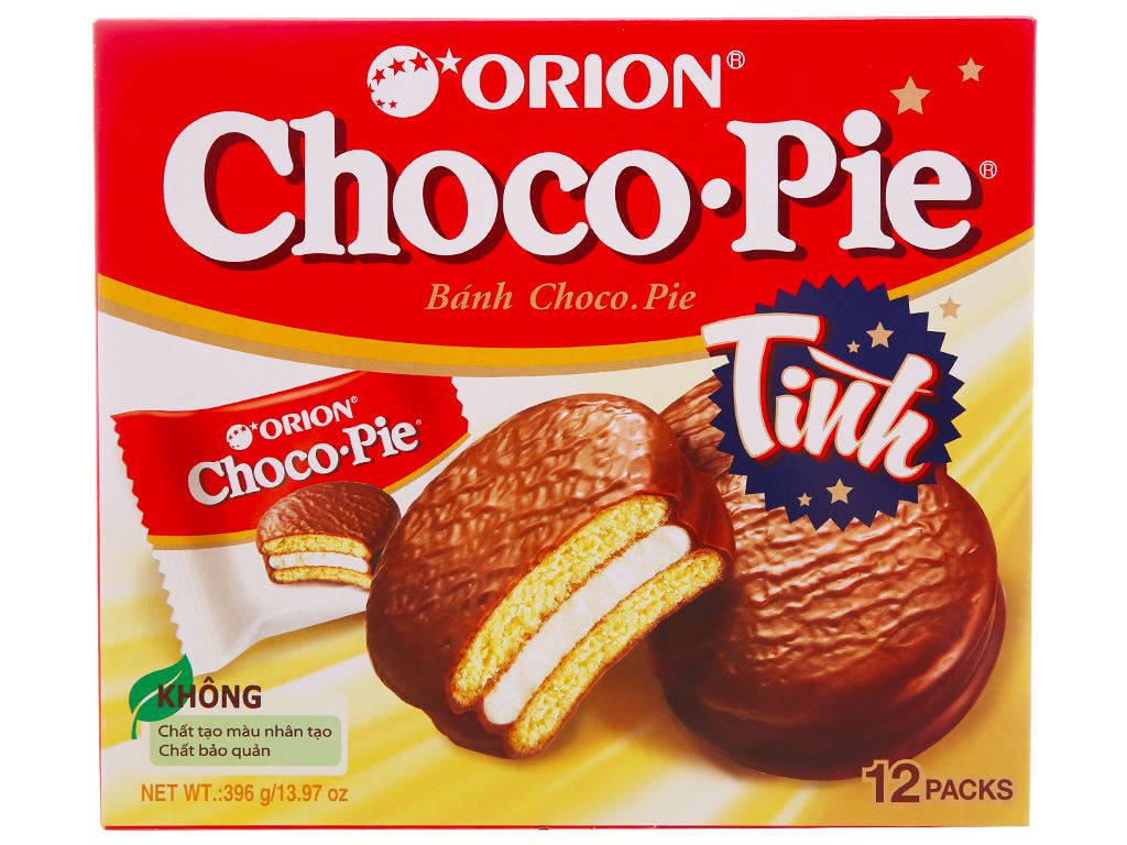 ChocoPie 396g - 12 Pack/Box, 8 Box/Case