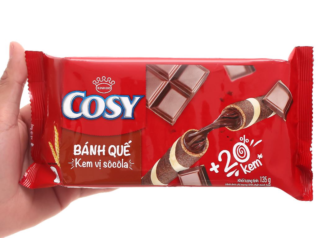 Cozy Chocolate Cream Waffles 132g
