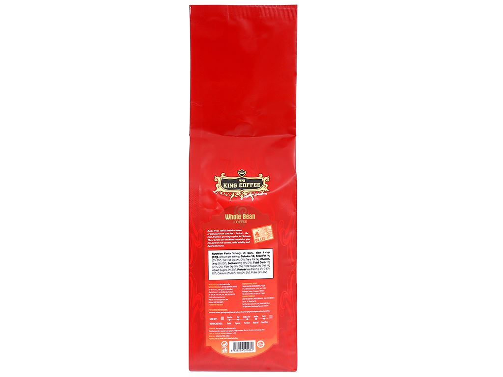 TNI King Coffee Da Lat whole bean 340g