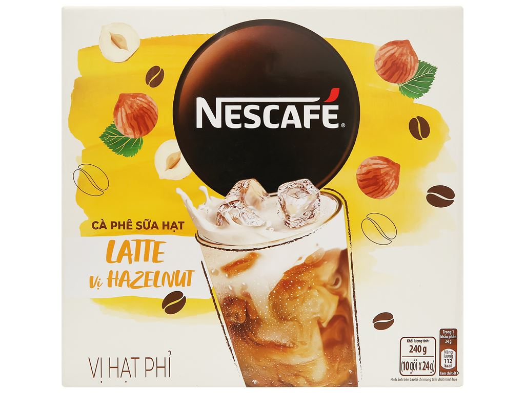 Latte NesCafé Hazelnut Milk Coffee 240g