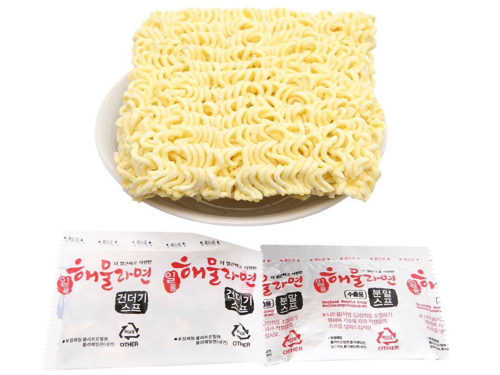 Paldo Seafood Spicy Noodles 120g