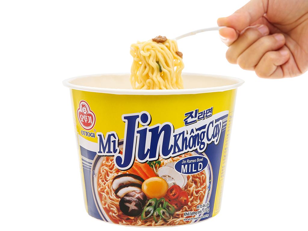 No Spicy Jin Noodle Ottogi Bowl 110g