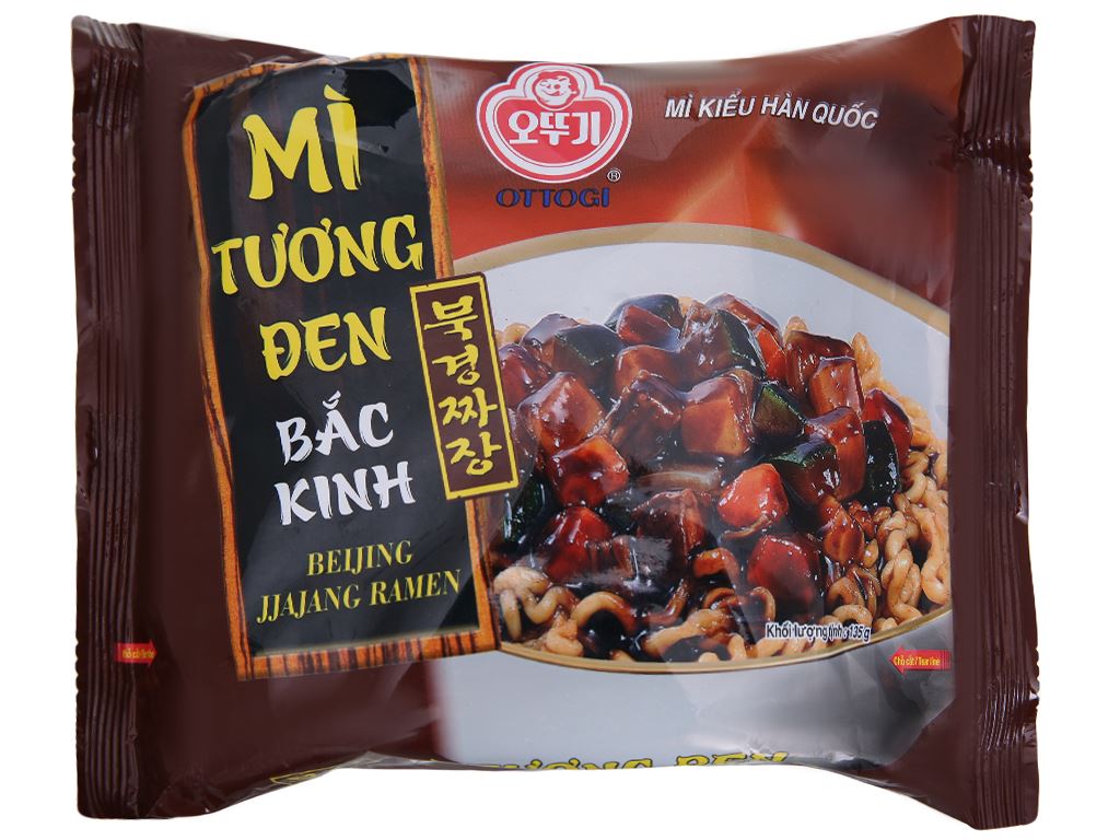 Beijing Ottogi Black Soy Noodles 135g gói