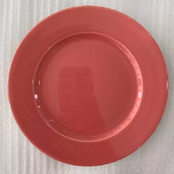 Red glazed porcelain tableware and durable material cup