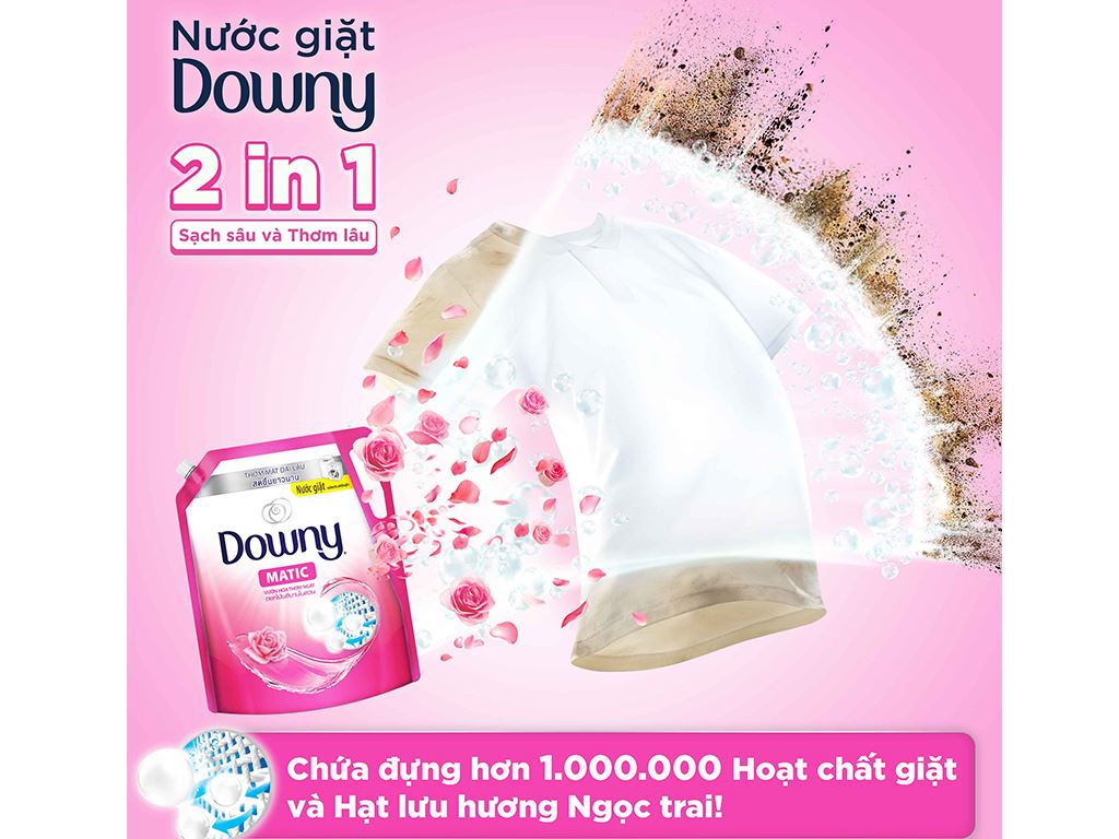 Downy  liquid Matic FRESH GARDEN 2.15kgx 4Bag