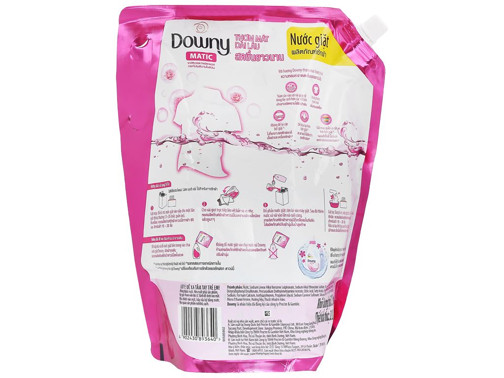 Downy  liquid Matic FRESH GARDEN 2.15kgx 4Bag