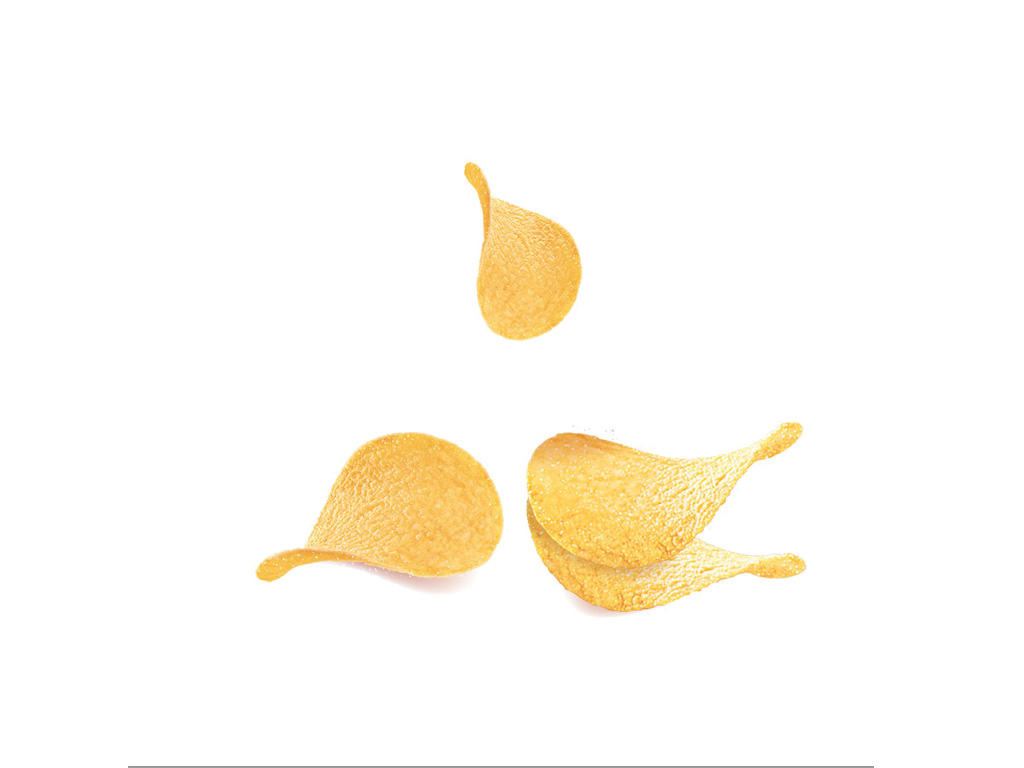 Potato snack with barbecue flavor Slide can 160g