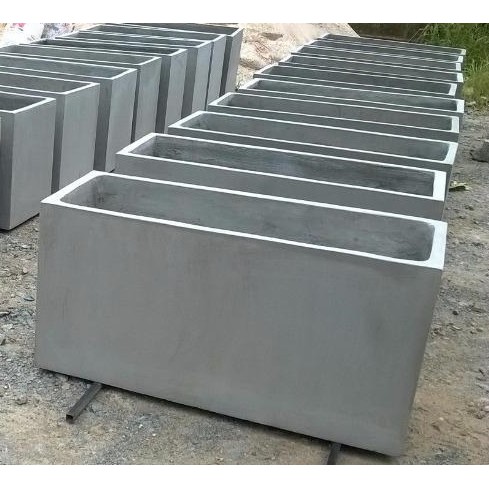Flower Pot fiberglass cement planters/lightweight cement pots