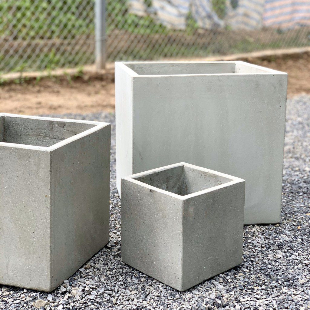 Flower Pot fiberglass cement planters/lightweight cement pots